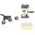 PawHut Katzen Kletterwand 4-teilig 40 x 28 x 73 cm grau