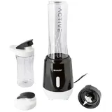 Sharp Smoothie Maker 300 W - 2 Flaschen Schwarz Spülmaschinenfeste Säfte