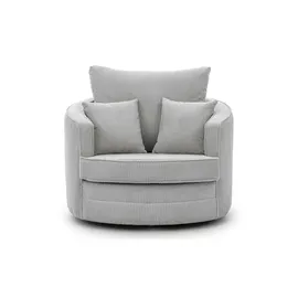 s-style möbel S-STYLE Drehsessel ¦ grau ¦ Maße (cm): B: 107 H: 94