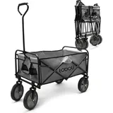 toboli Bollerwagen faltbar grau