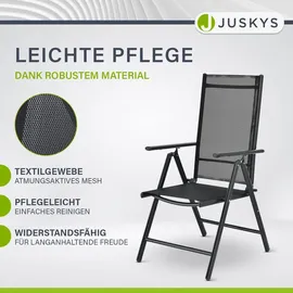 Juskys 	Milano Set 5-tlg. dunkelgrau