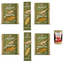 la molisana spa La Molisana Penne Rigate N. 20 Glutenfreie Nudeln 400g+Polpa 400g
