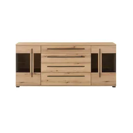 Möbel Kraft Sideboard ¦ grau ¦ Maße (cm): B: 200 H: 86 T: 42.0