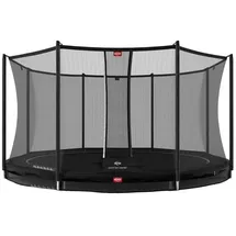 Berg Toys Trampolin Favorit InGround 380 cm inkl. Sicherheitsnetz Schwarz