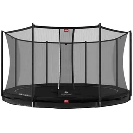 Berg Toys Trampolin Favorit InGround 380 cm inkl. Sicherheitsnetz Schwarz