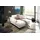 KAWOLA Relaxsessel CARA Feincord 80 x 80 x 100 cm Weiß mit Kissen