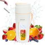 Fancysky Tragbarer Mini Mixer, 22,000RPM, Mixer Smoothie, 340ml, Portable Smoothie Maker, Mini Standmixer, 10 Klingenjm, Wiederaufladbar Entsafter Becher, Portable Blender, Tragbarer Blender