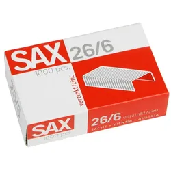 sax design 1.000 sax design Heftklammern 266 9002219030657 sax design 1000 Stück