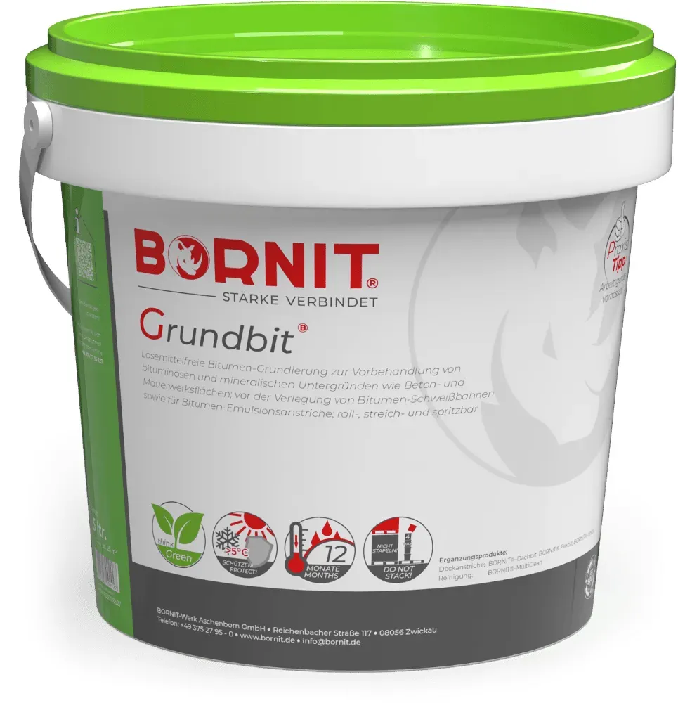 BORNIT Grundbit - lösemittelfreier Bitumenvoranstrich - 5 ltr