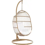 Beliani Hängesessel Alba Beige
