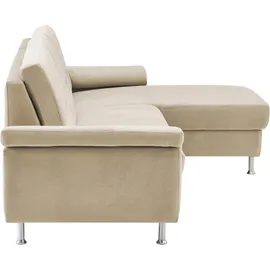 CALIZZA INTERIORS »Onyx L-Form«, Recamiere links oder rechts, wahlweise mit Bettfunktion, Breite 270 cm