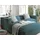 best mobilier Ela Ecksofa links, – aus cordsamt – zeitgenössischer Stil Entenblau