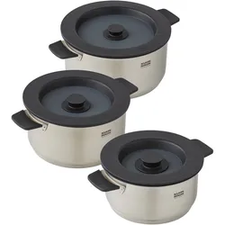 KUHN RIKON Kochtopf-Set SMART & COMPACT 3 teilig INDUKTION