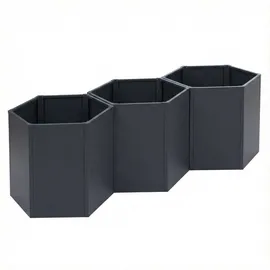 MCW Hochbeet P64-3S 264 x 77 x 100 cm Anthrazit