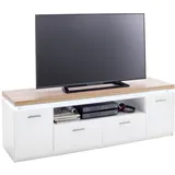MCA Furniture TV-Element Cali - Weiß Wotan Eiche