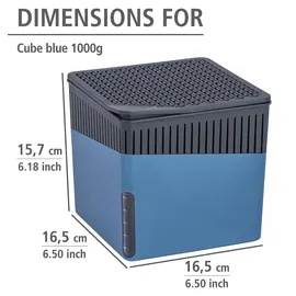 Wenko Cube blau 1000 g