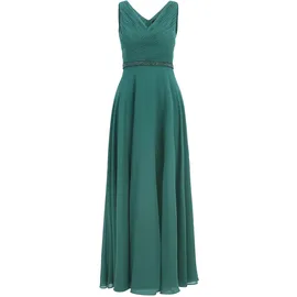 Vera Mont Abendkleid Plissee Dark Emerald 48