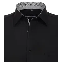 CasaModa Businesshemd Casamoda Kurzarm uni schwarz 41