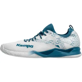Kempa Wing Lite 2.0 Handballschuhe, Weiß Deep Blau, 39 EU