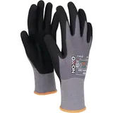 OX-ON Handschuhe Flexible Supreme 1600 Gr.10 schwarz/hellgrau EN388 EN420+A1 EN407 PSAII