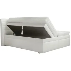 Möbel Kraft Boxspringbett 182 x 116 cm Weiß