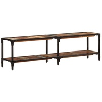 Furnicato TV-Schrank 150x30x41 cm Altholz Massiv
