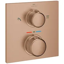 Grohe Allure Duschthermostat für 3 Verbraucher warm sunset gebürstet 29181_2