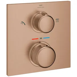 Grohe Allure Duschthermostat für 3 Verbraucher warm sunset gebürstet 29181_2