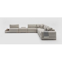 JVmoebel Ecksofa Design Ecksofa Couch Beige Möbel Wohnzimmer Eckgarnitur, Made in Europe beige