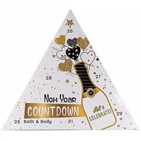 Accentra Kalender "New Year Countdown" weiß/gold, 1er Pack(1 x