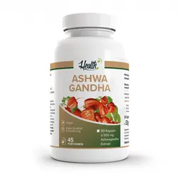 HEALTH+ Ashwagandha. 90 Kapseln EINHEITSFARBE 53g