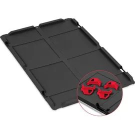 Proregal SparSet 40x Schiebeschnappverschluss Rot für Eurobox NextGen (4er Set)