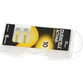 Duracell Activair Hörgerätebatterien 10 6 St.