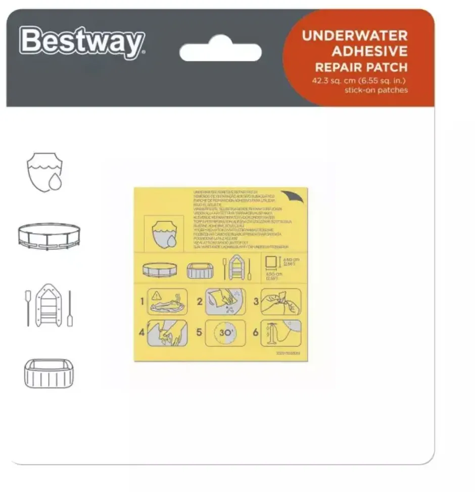 Bestway Reperatur-Flicken - 10 Stück selbstklebend