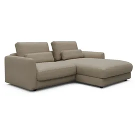 tenksom Ecksofa TENKSOM "Polsterecke, L-Form, Eckcouch, mit Federkern, inkl. Kissen", beige, B:225cm H:68cm T:171cm, Sofas, Ecksofa, legerer Sitzkomfort zum Entspannen und Verweilen
