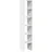 vidaXL Bücherregale 2 Stk. Stapelbar 30 x 30 x 80 cm Weiß