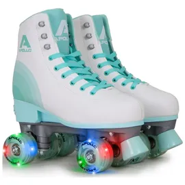 Apollo Rollschuhe Kinder " Classic Roller Retro " in Disco Time LED | Gr.: 39-42