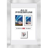 The Wall - the art of framing AG Aluminiumrahmen Quattro silber, 21 x 29,7 cm