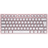 Cherry KW 7100 MINI BT, Tastatur kabellos kirschblüte