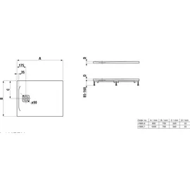 Laufen Pro 700x1000x33 H2169570000001