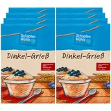 Schapfenmühle Dinkelgrieß 500 g, 8er Pack