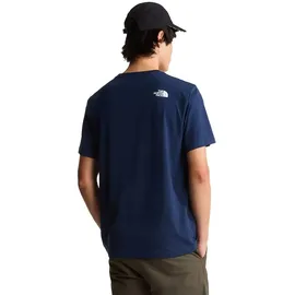 The North Face Evolution Half Dome Regular T-Shirt in blau | Gr.: L
