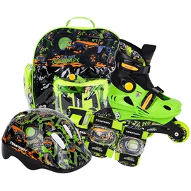 Tempish Racer+protectors+helmet Inline-skates - Green - EU 26-29