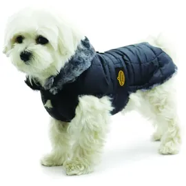 Fashion Dog Steppmantel für Hunde 1 St Schwarz 39 cm