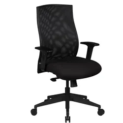 Schreibtischstuhl Finebuy Stoff Schwarz Drehstuhl Armlehne Büro Sessel Bürostuhl