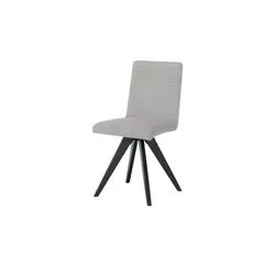Woodford Esszimmerstuhl mit Massivholzgestell Scala , grau , Maße (cm): B: 45 H: 89 T: 46.0