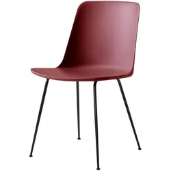 &Tradition Rely HW6 Stuhl, schwarz / red brown