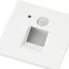 ARCCHIO Neru LED-Einbaulampe 1 eckig weiß/opal Aluminium