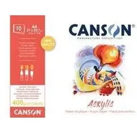 Canson Acrylic Zeichenpapierblock 400 x 500 mm 400 g/qm 10 Blatt