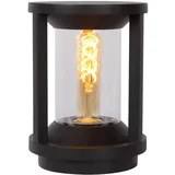 LUCIDE Pollerleuchte Aluminium Ø16cm 1xE27 IP65 dimmbar schwarz